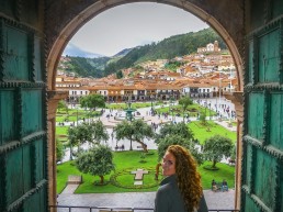mirador plaza armas cusco