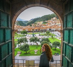 mirador plaza armas cusco